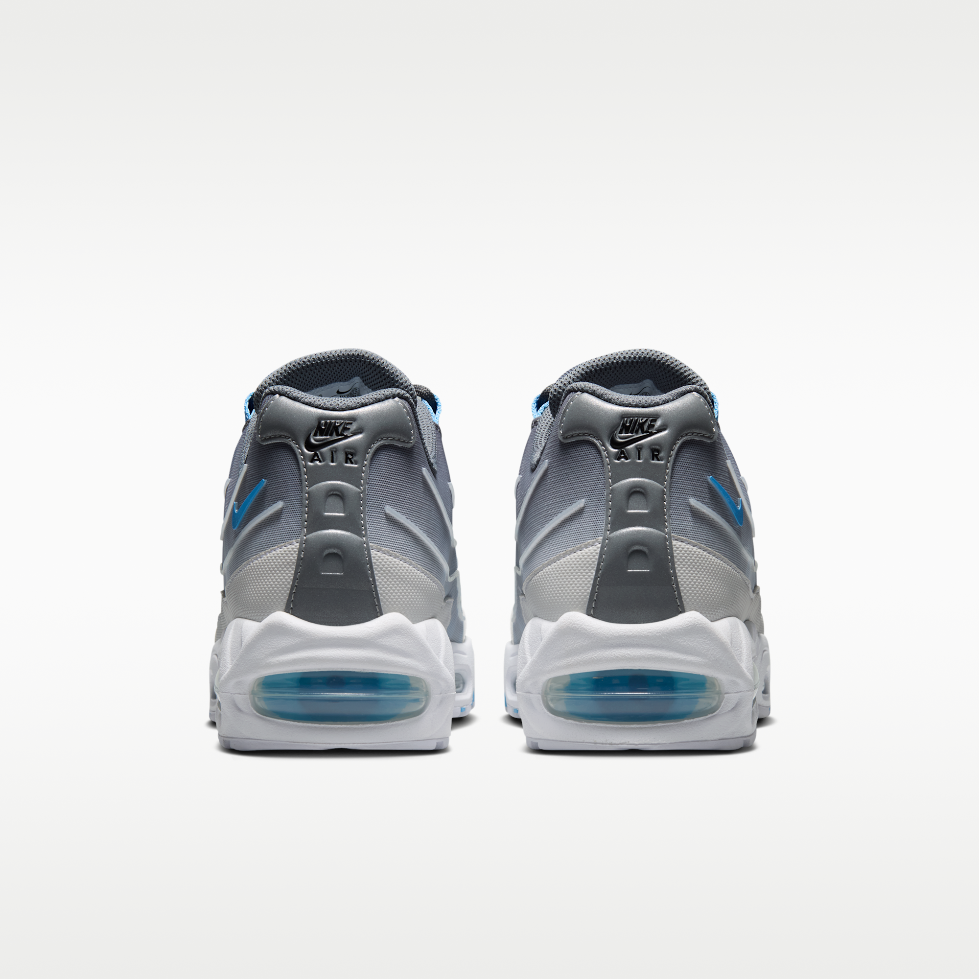 Nike Air Max 95 Big Bubble Tech - Smoke Grey/Λευκό/Μαύρο/Football Blue - 6