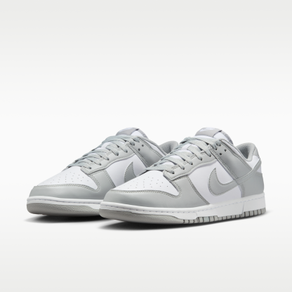Nike Dunk Low Retro - Λευκό/Λευκό/Light Smoke Grey - 5