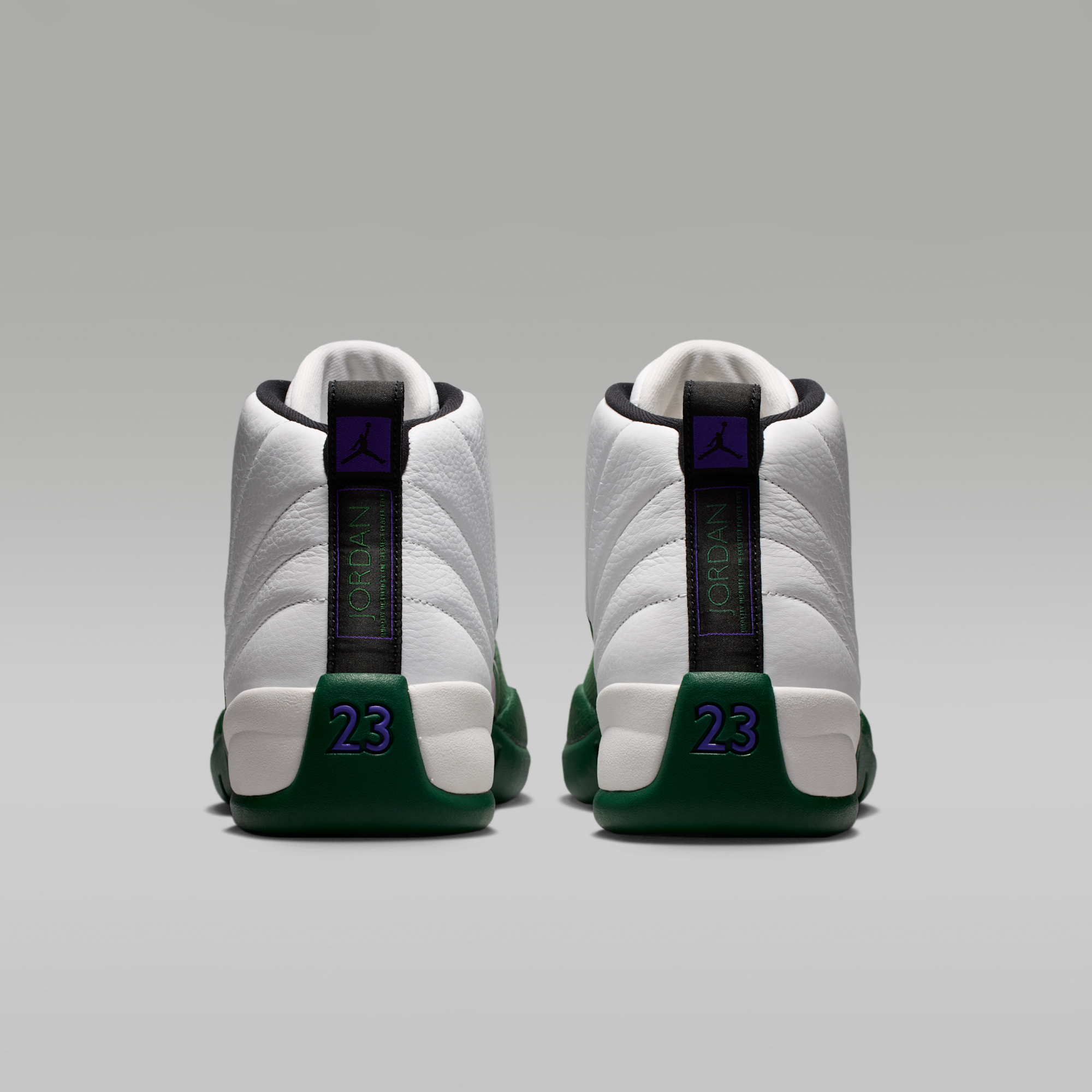 Air Jordan 12 Retro "Idols Become Rivals" - Summit White/Fierce Purple/Gorge Green - 6
