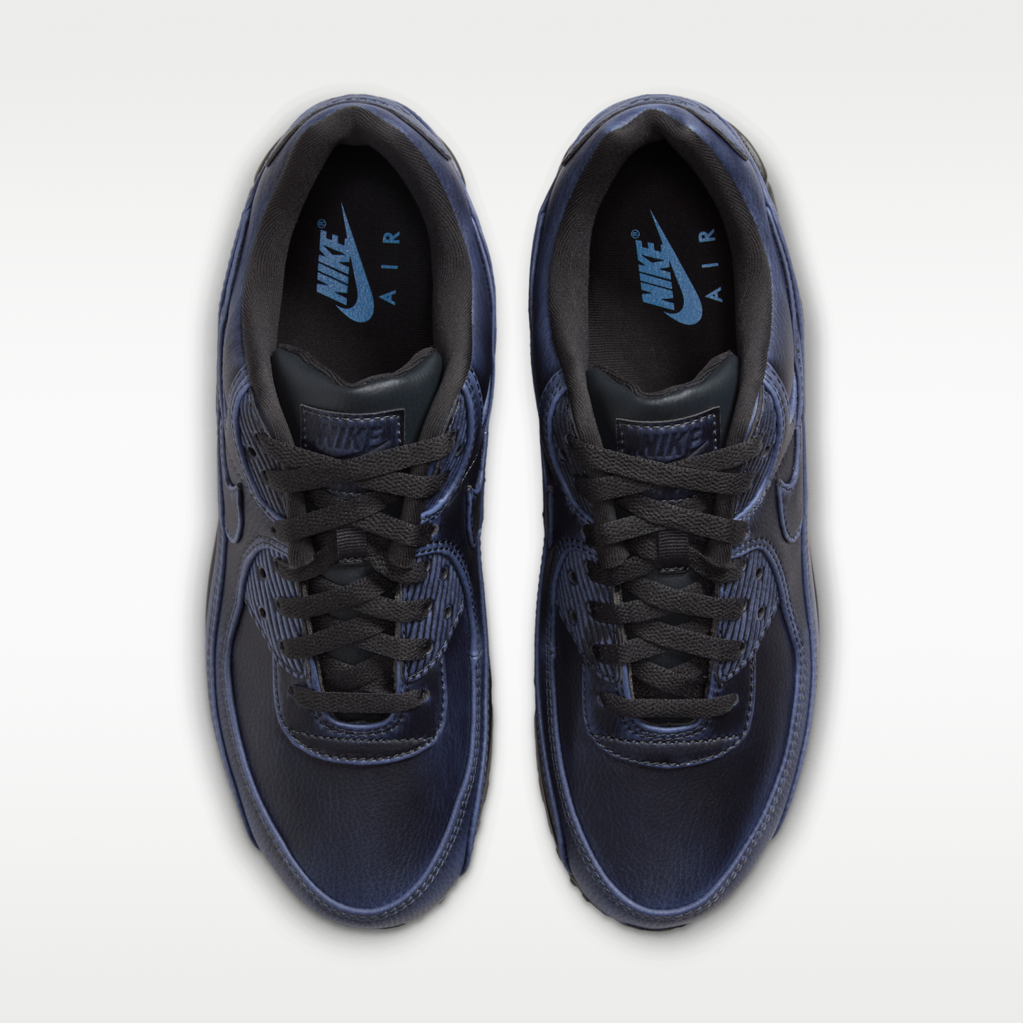 Nike Air Max 90 Premium - Dark Smoke Grey/University Blue/Dark Smoke Grey - 4