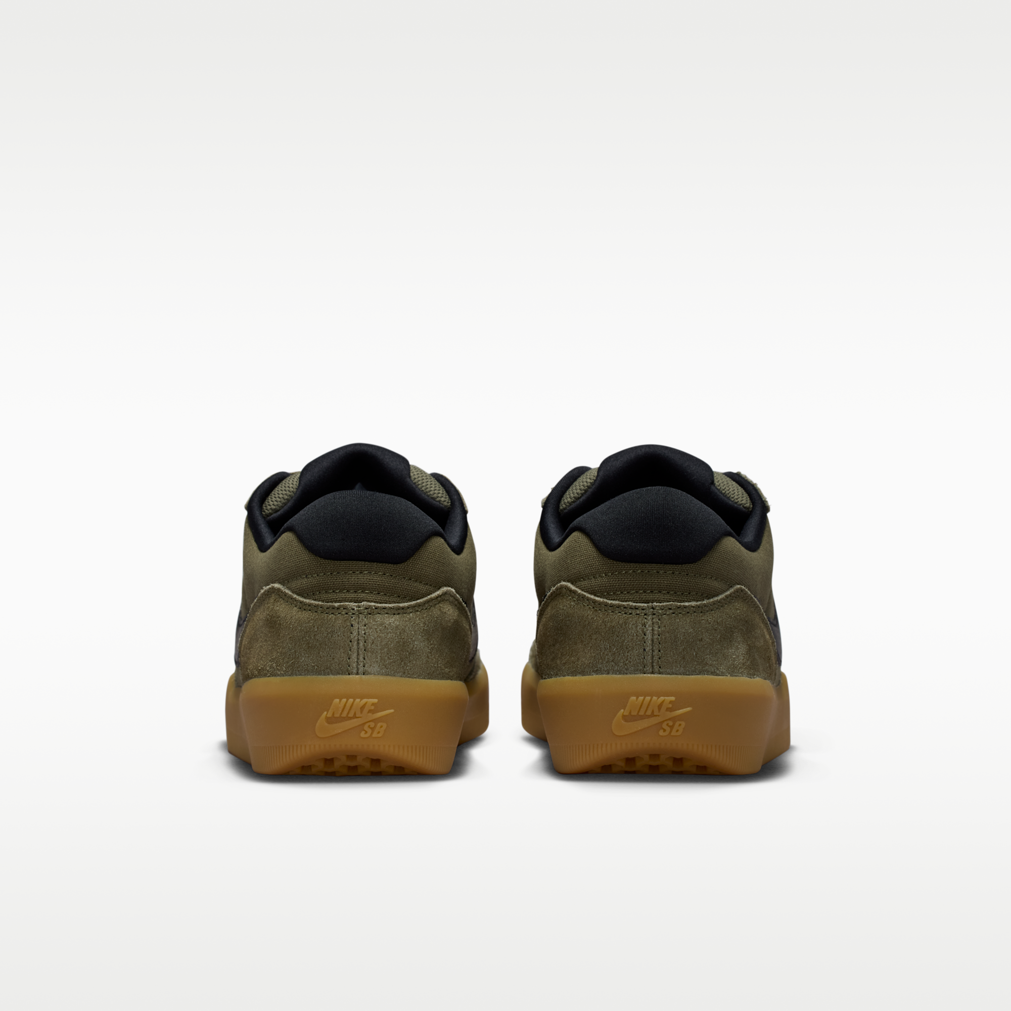 Nike SB Force 58 - Medium Olive/Medium Olive/Gum Light Brown/Μαύρο - 6