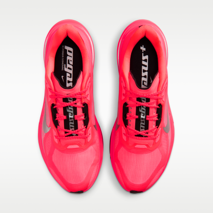 Nike Pegasus Plus 2 - Flash Crimson/Μαύρο/Light Smoke Grey/Metallic Silver - 4
