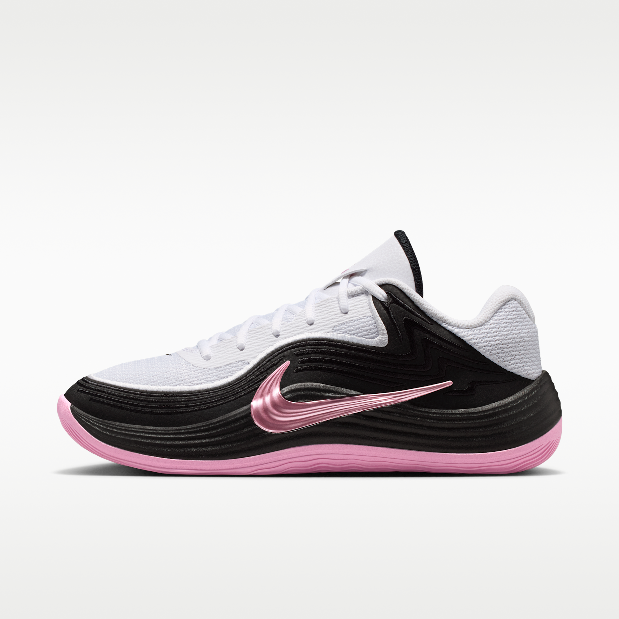Nike Precision 8 Low - Λευκό/Μαύρο/Pink Rise/Pink Rise - 1