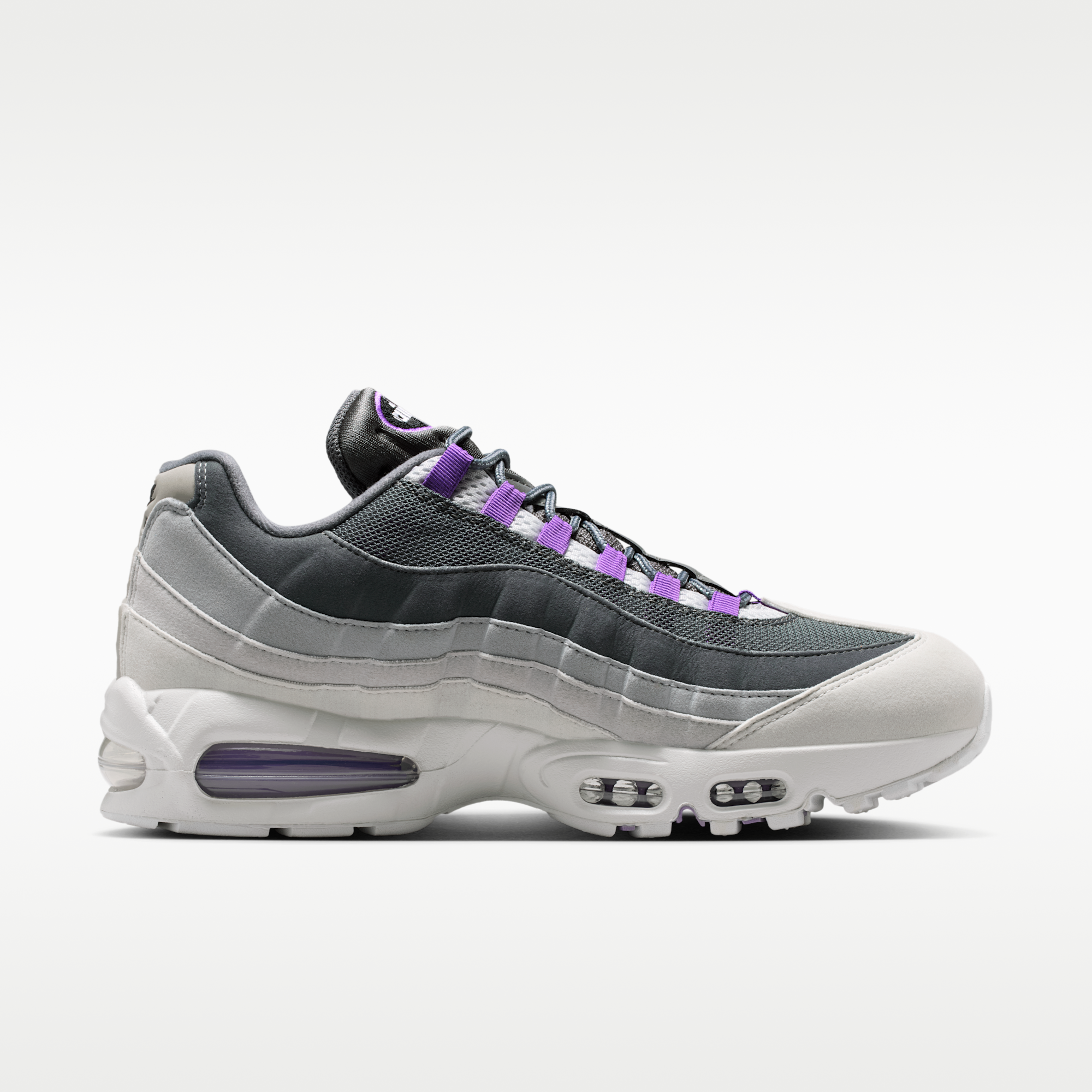 Nike Air Max 95 Big Bubble "OG" - Photon Dust/Dark Grey/Grey Fog/Bright Violet - 3