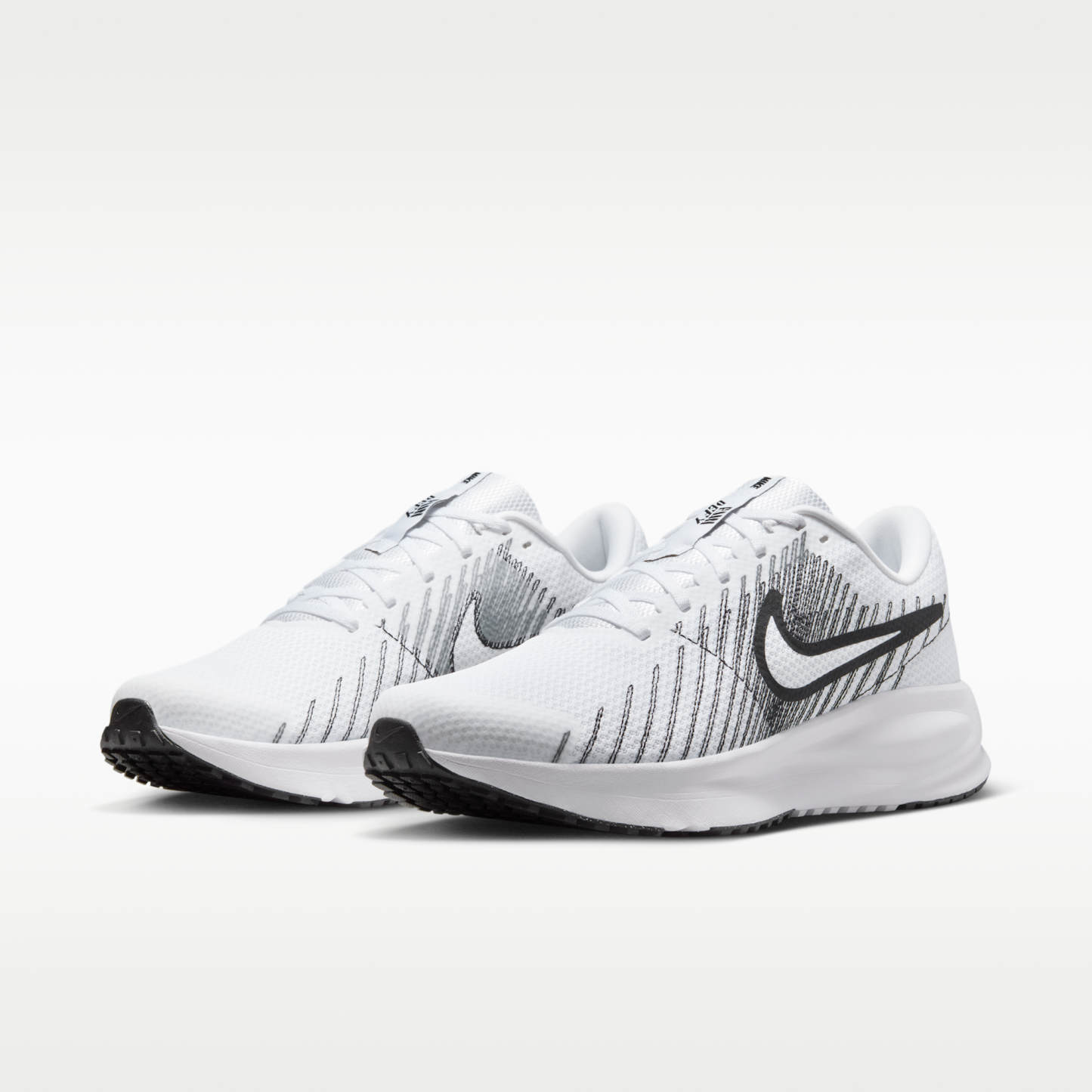 Nike Run Defy - Λευκό/Μαύρο - 5