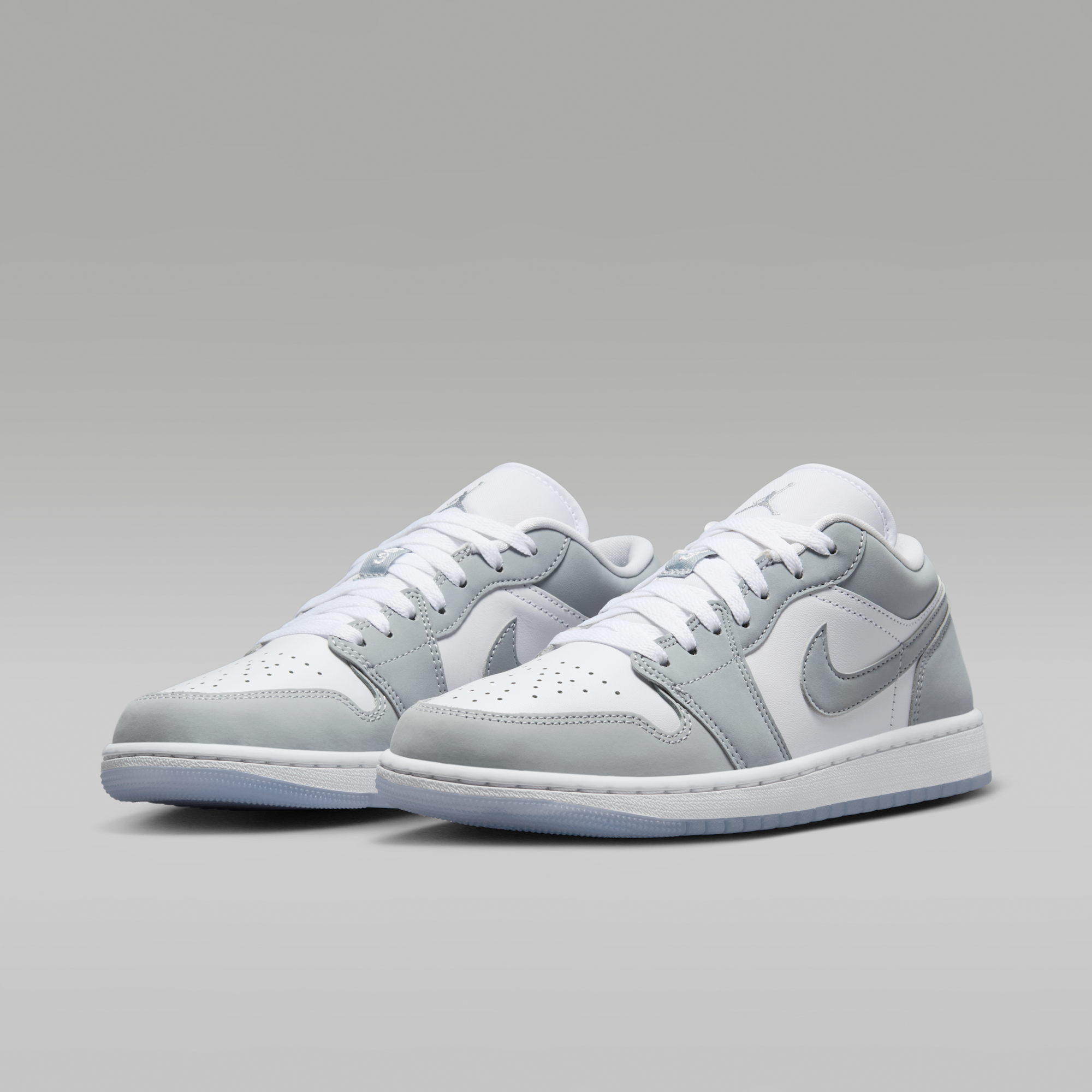 Air Jordan 1 Low - Λευκό/Aluminum/Wolf Grey - 5