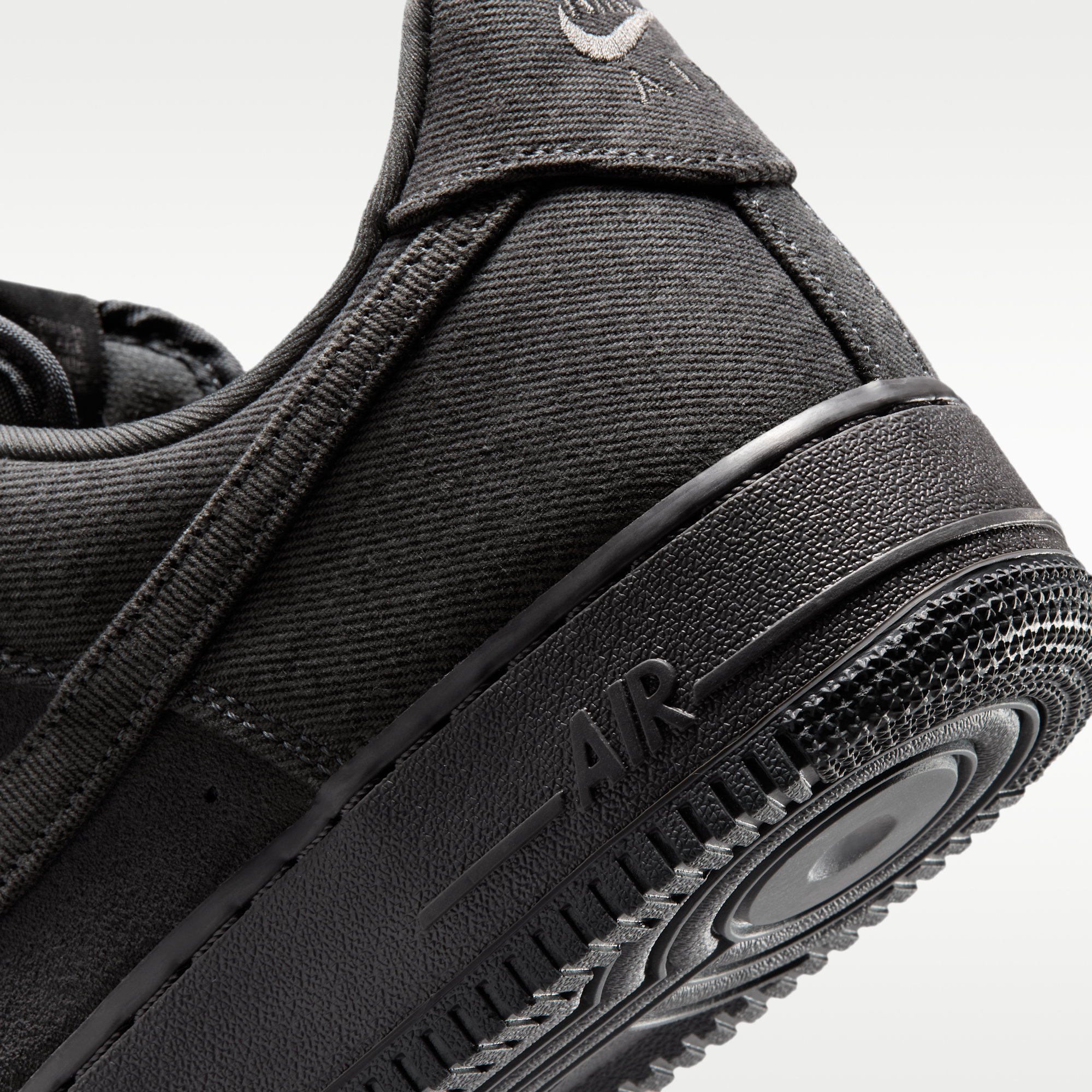 Air Force 1 '07 LV8 "Denim" - Anthracite/Medium Ash/Metallic Silver/Anthracite - 8