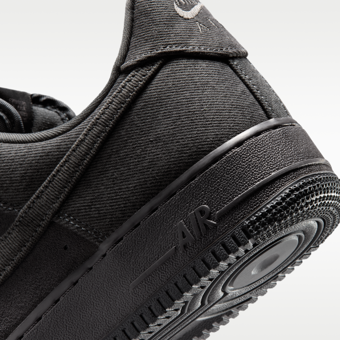 Air Force 1 '07 LV8 "Denim" - Anthracite/Medium Ash/Metallic Silver/Anthracite - 8