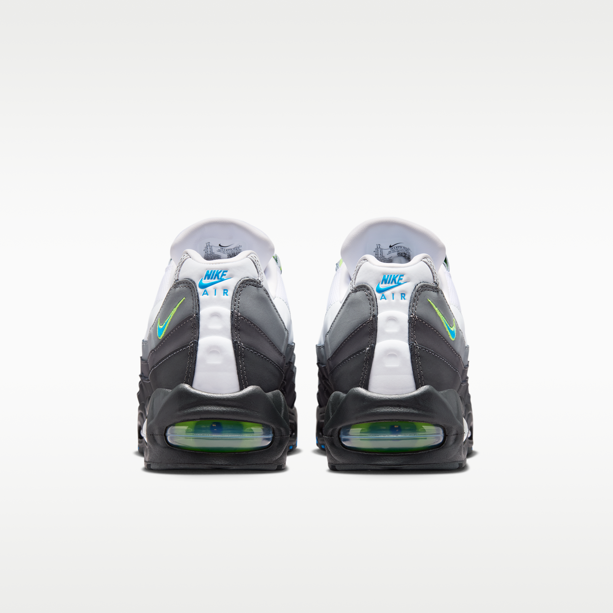 Nike Air Max 95 Big Bubble - Μαύρο/Action Green/Anthracite/Photo Blue - 6
