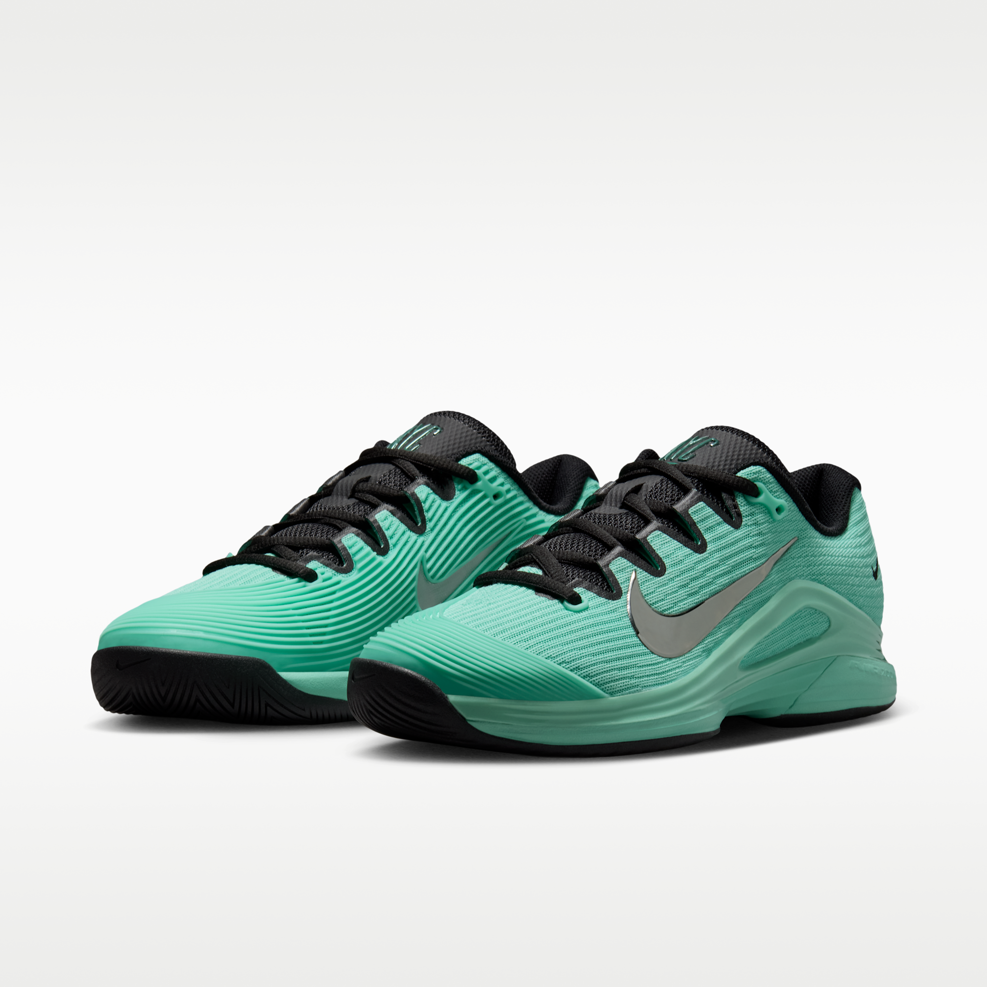 Nike Vapor 12 PRM - Mint/Μαύρο/Metallic Silver - 5