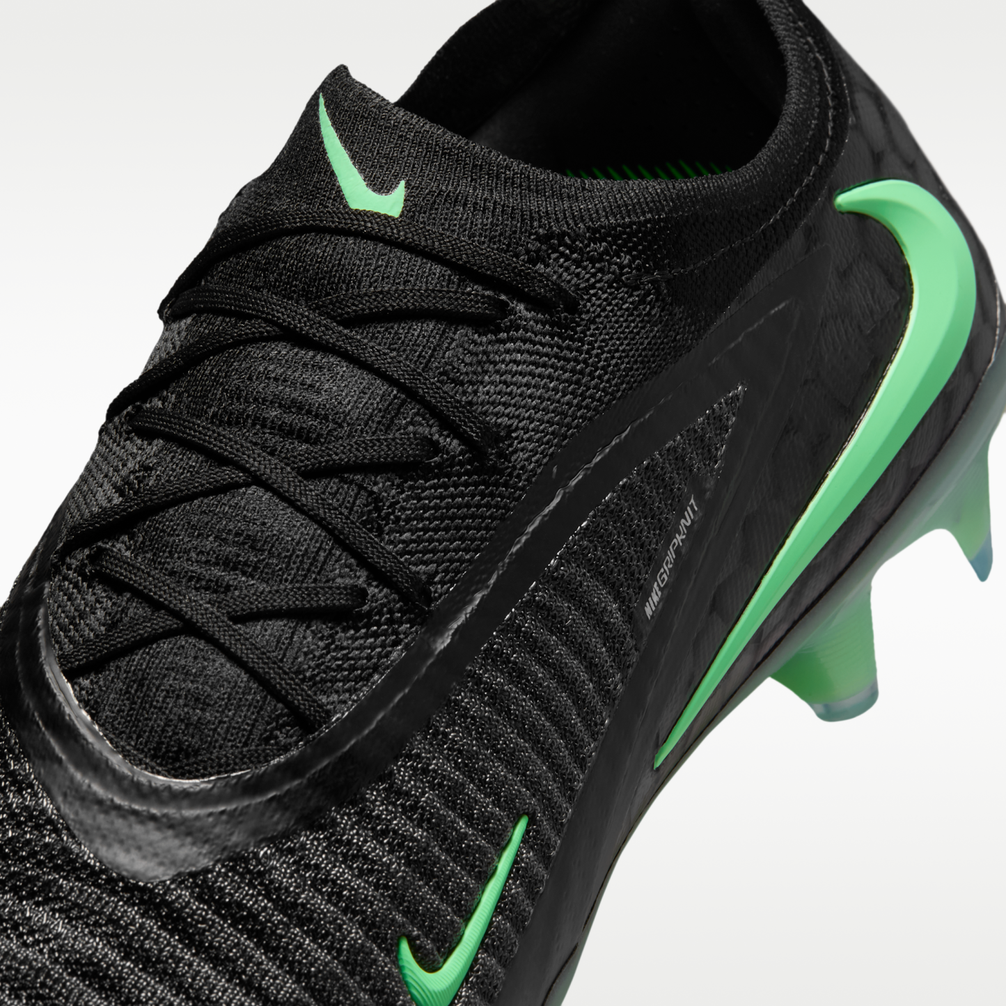 Nike Phantom 6 Low Elite - Μαύρο/Μαύρο/Illusion Green (HJ2146-001) - 8