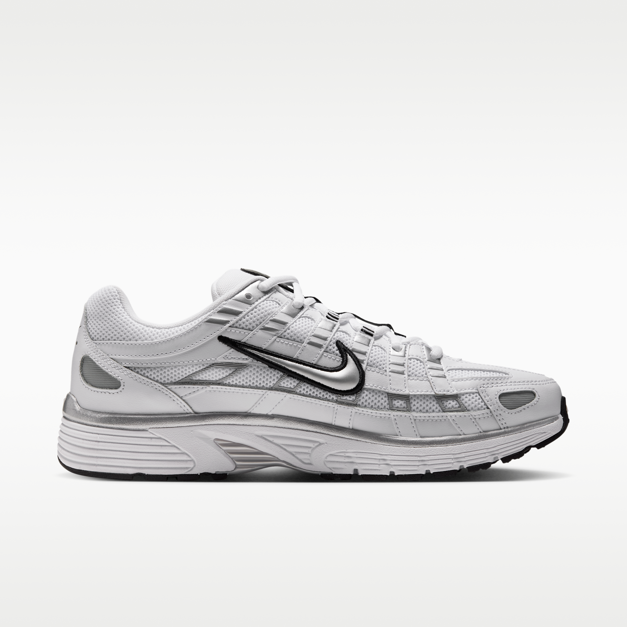 Nike P-6000 - Λευκό/Μαύρο/Metallic Silver - 3