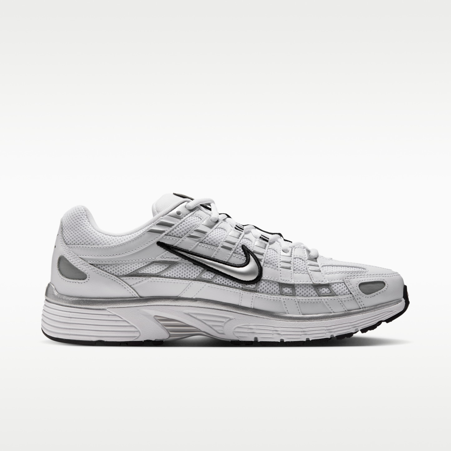 Nike P-6000 - Λευκό/Μαύρο/Metallic Silver - 3