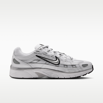 Nike P-6000 - Λευκό/Μαύρο/Metallic Silver - 3