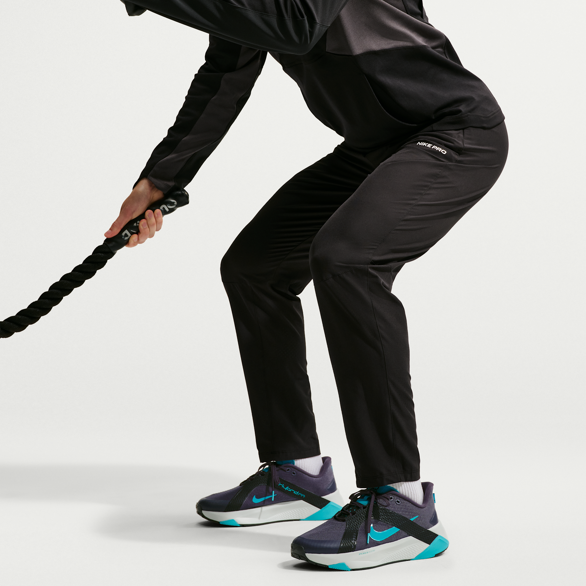 Nike Hybrid RN - Gridiron/Μαύρο/Light Silver/Dusty Cactus - 9