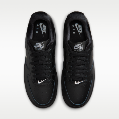 Nike Air Force 1 '07 - Μαύρο/Wolf Grey/Metallic Silver - 4