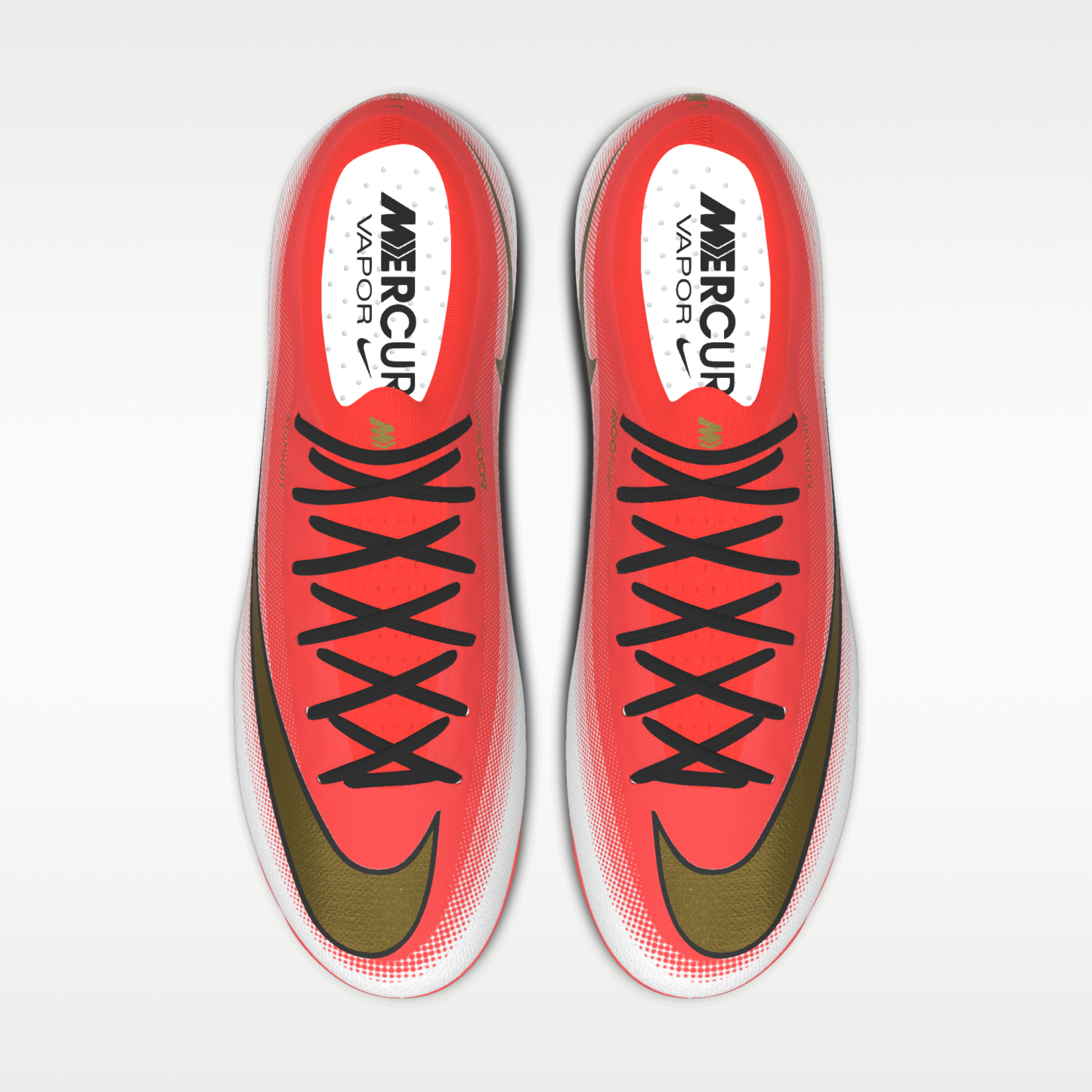 Nike Mercurial Vapor 17 Elite By You - Bright Crimson/Λευκό (3389900446) - 4
