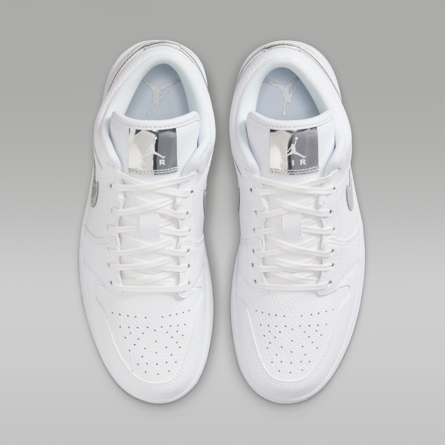 Air Jordan 1 Low SE - Λευκό/Λευκό/Metallic Silver/Λευκό - 4