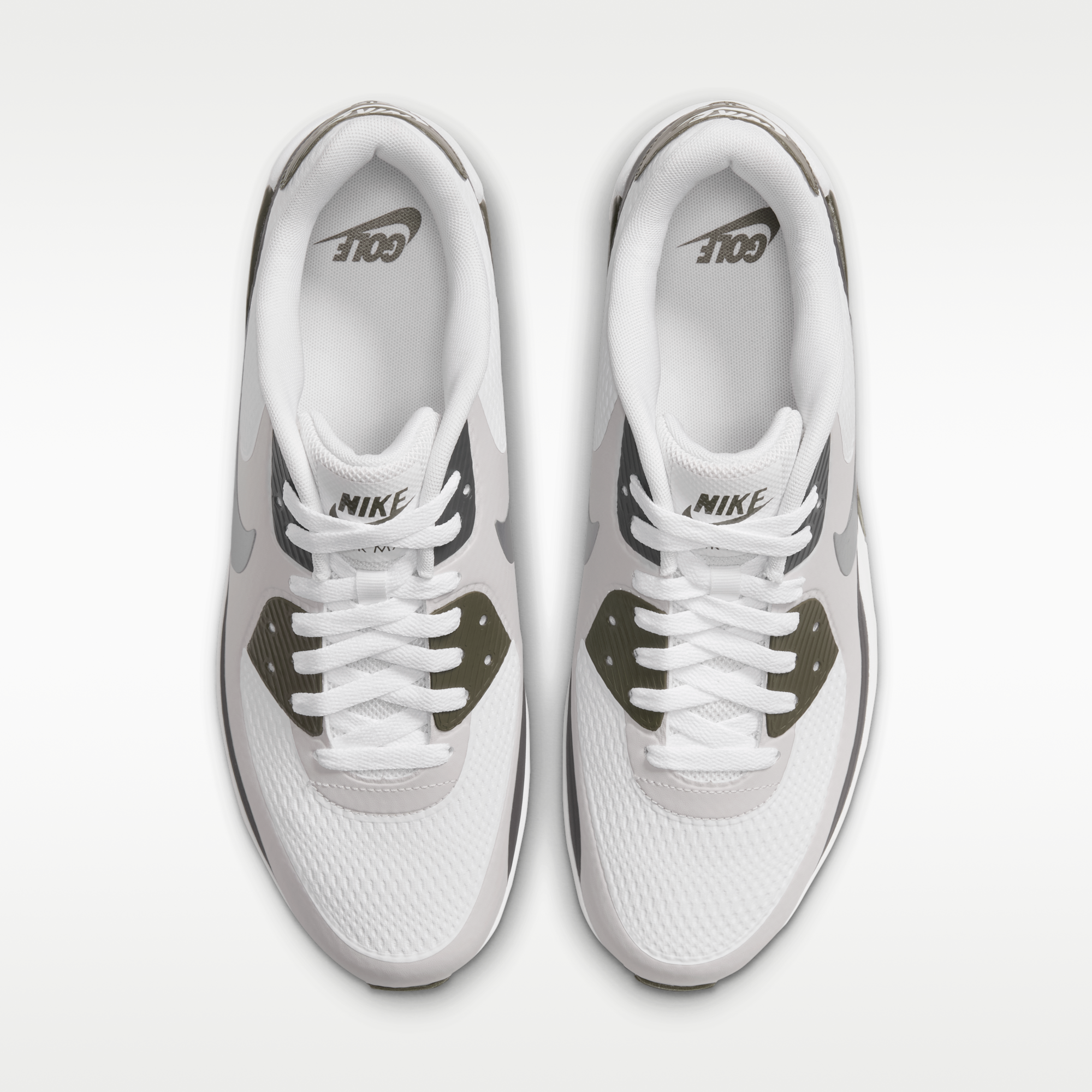 Nike Air Max 90 G - Λευκό/Medium Olive/Vast Grey/Metallic Silver - 4