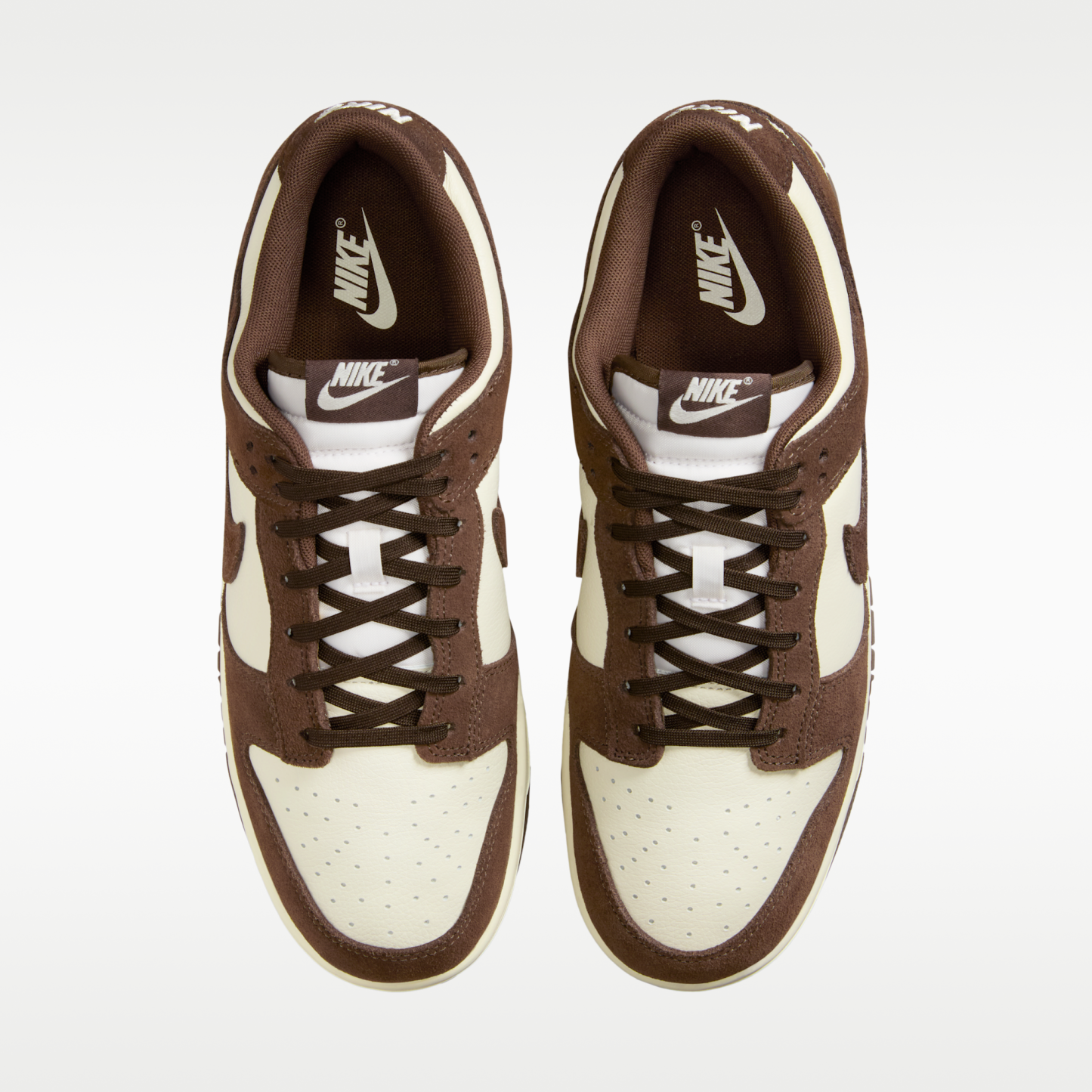 Nike Dunk Low Retro SE Leather/Suede - Pale Ivory/Pale Ivory/Baroque Brown - 4
