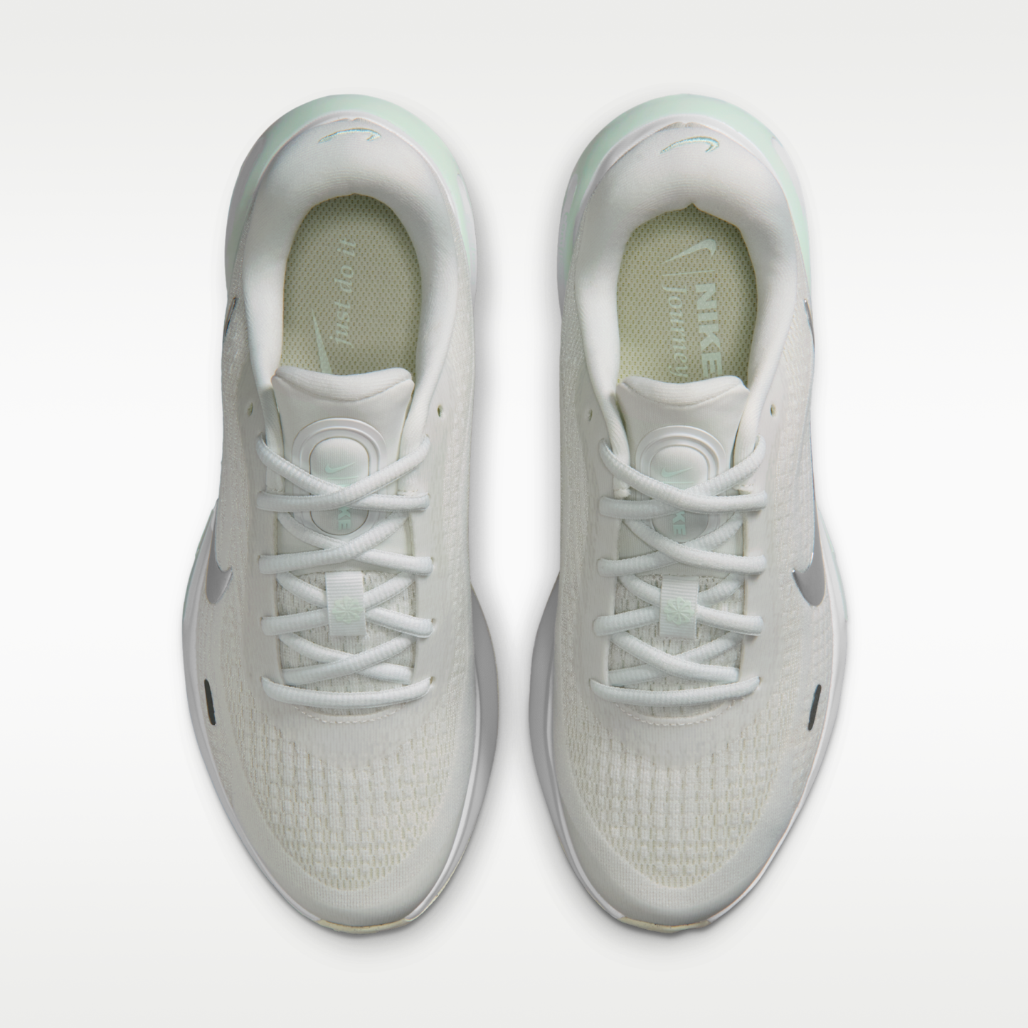 Nike Journey Run - Summit White/Barely Green/Λευκό/Metallic Silver - 4