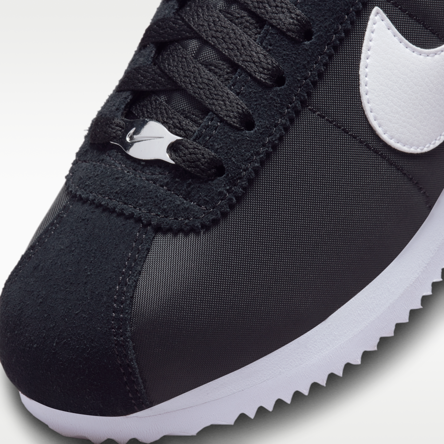Nike Cortez Textile - Μαύρο/Λευκό - 7