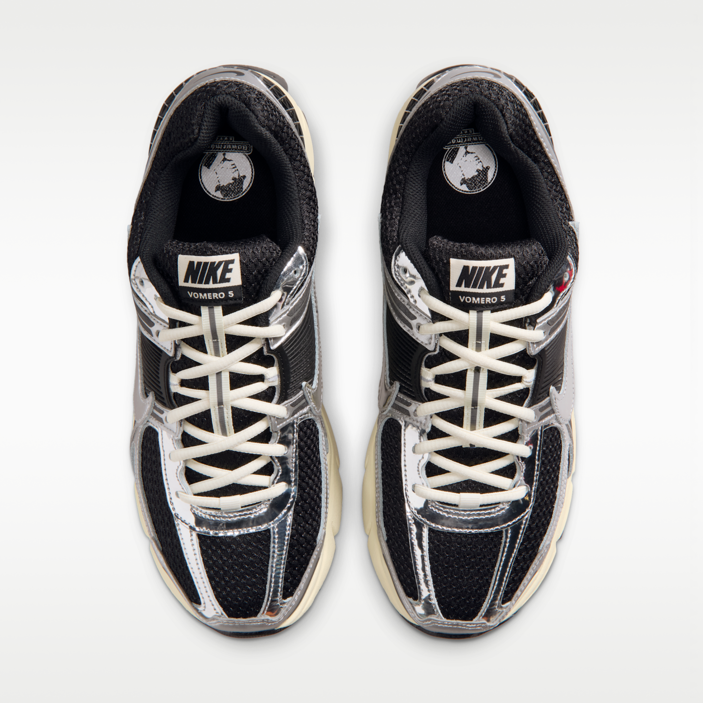 Nike Zoom Vomero 5 - Μαύρο/Metallic Silver/Coconut Milk/Chrome - 4