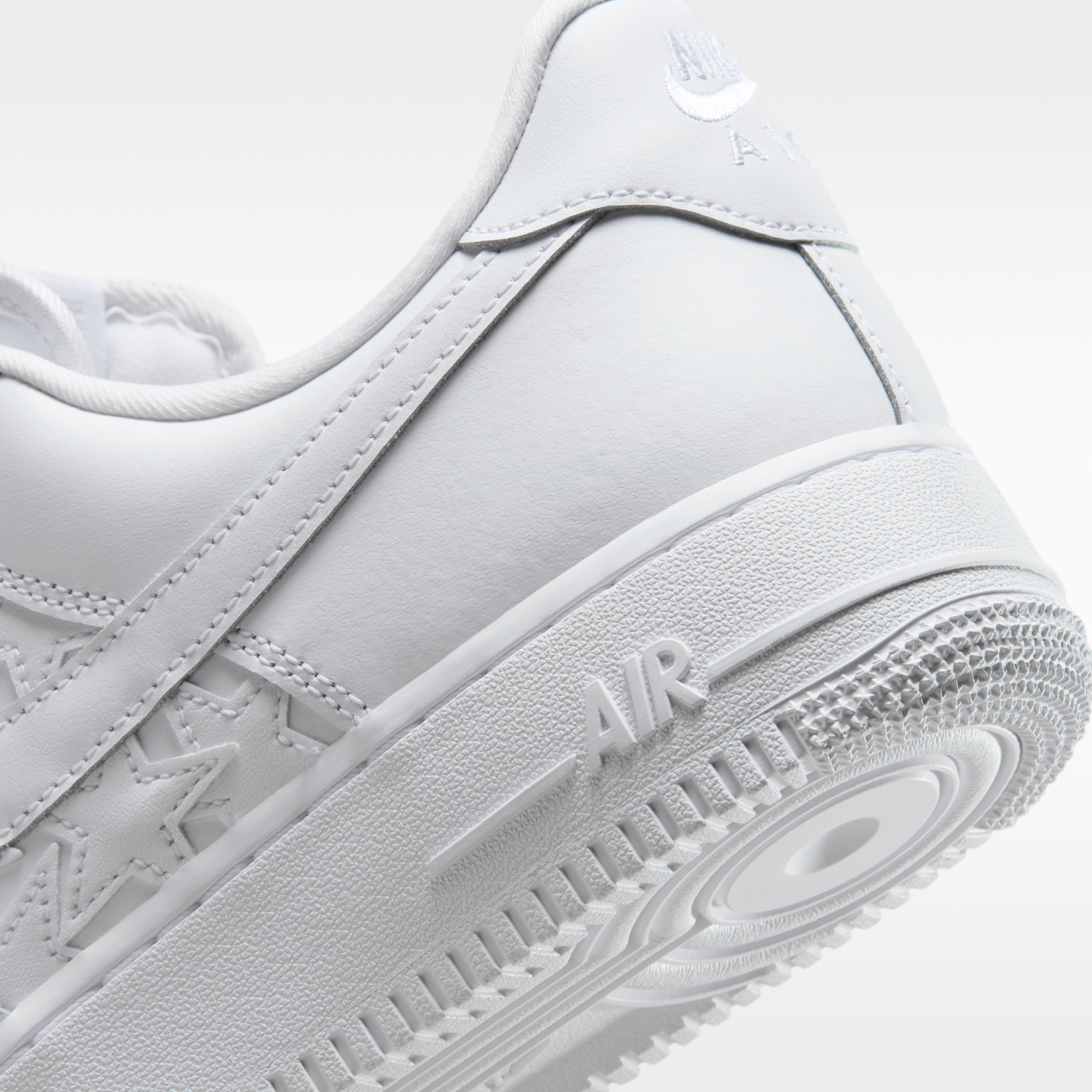Nike Air Force 1 '07 Edge - Λευκό/Metallic Silver/Λευκό - 8