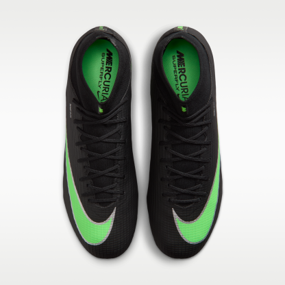Nike Mercurial Superfly 11 Academy - Μαύρο/Μαύρο/Illusion Green (IO1485-001) - 4