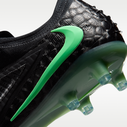 Nike Phantom 6 Low Elite - Μαύρο/Μαύρο/Illusion Green (HQ2335-001) - 9