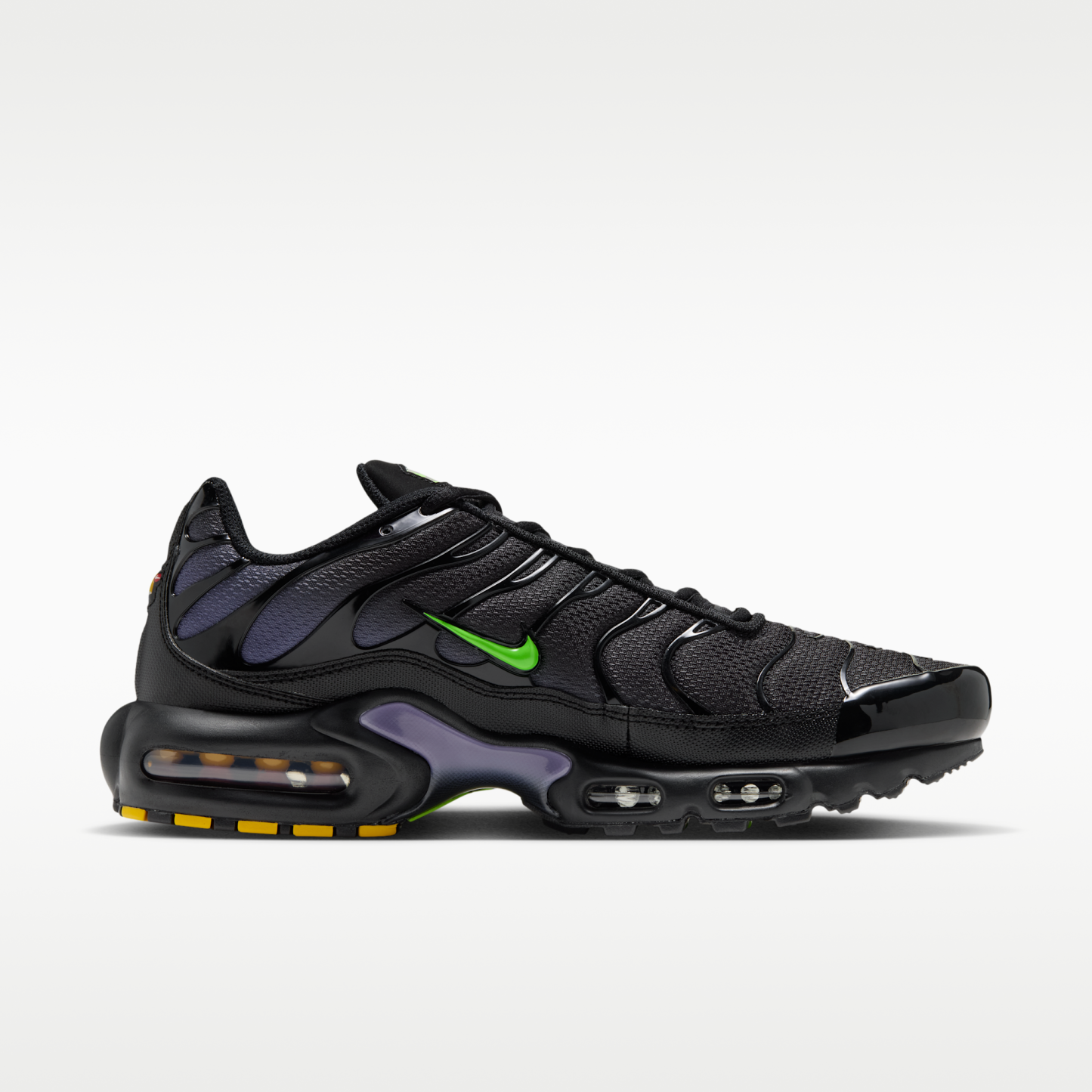 Nike Air Max Plus - Μαύρο/Canyon Purple/Electric Green - 3