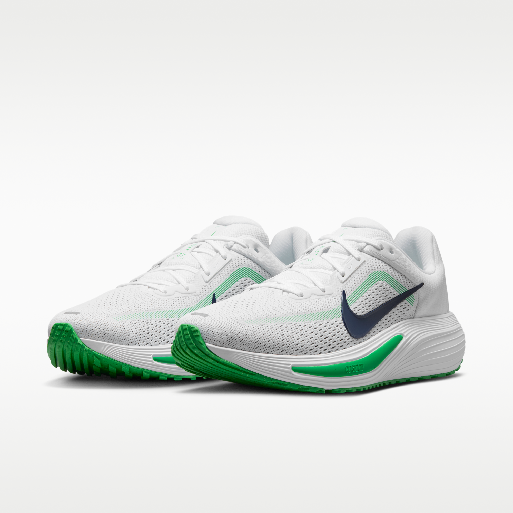 Nike Quest 7 - Λευκό/Green Spark/Midnight Navy - 5