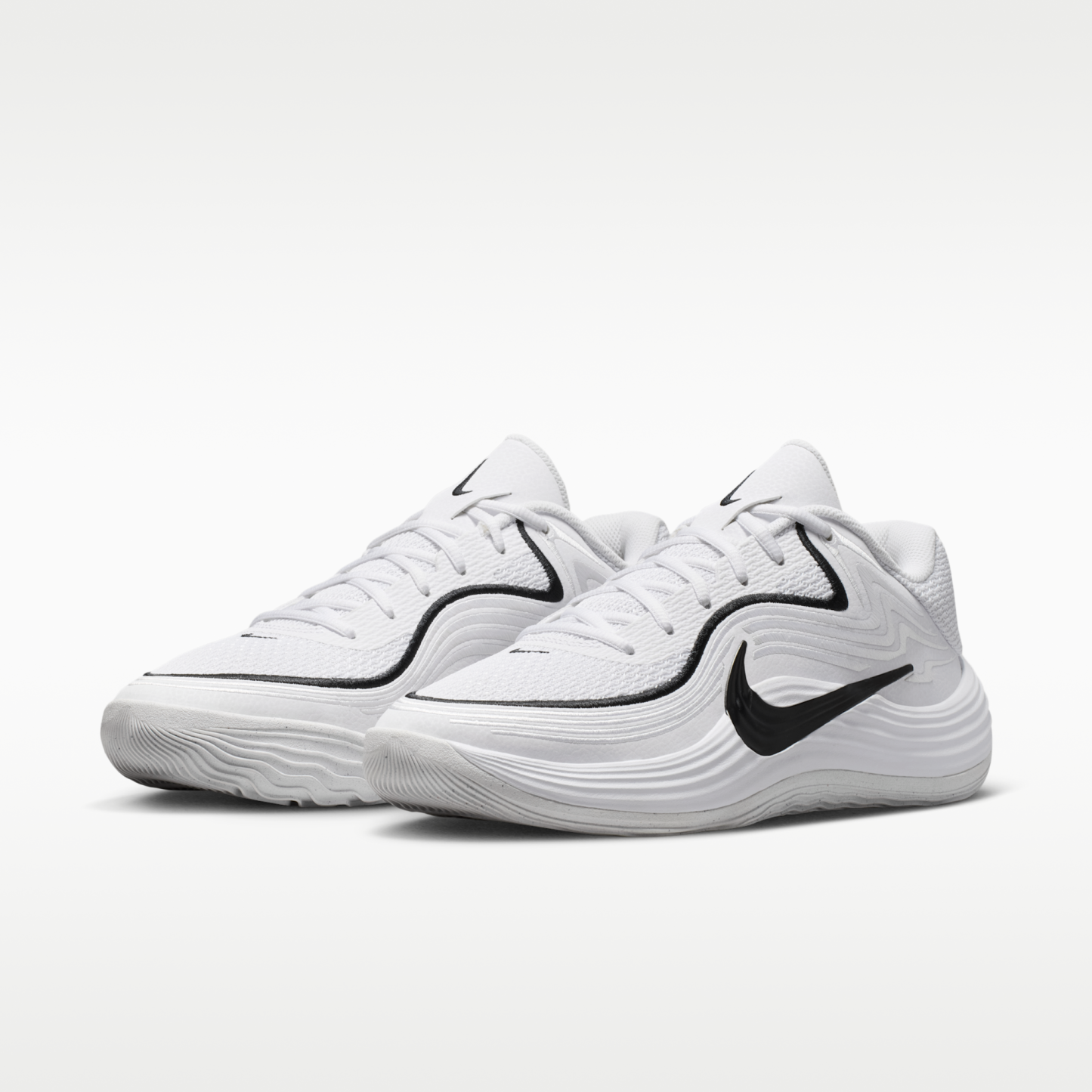Nike Precision 8 Low - Λευκό/Μαύρο/Μαύρο - 5