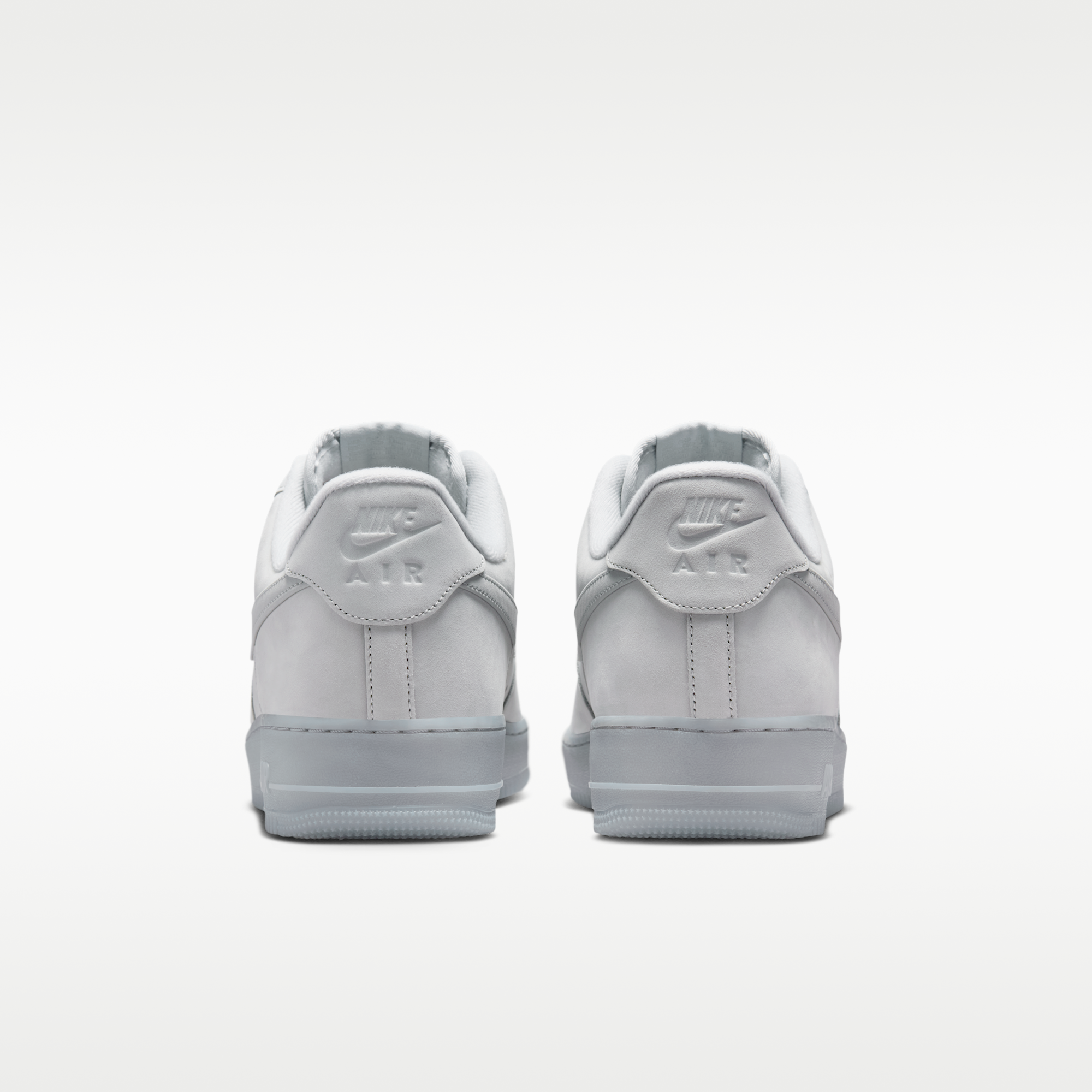 Nike Air Force 1 '07 WB - Wolf Grey/Μαύρο/Wolf Grey - 6