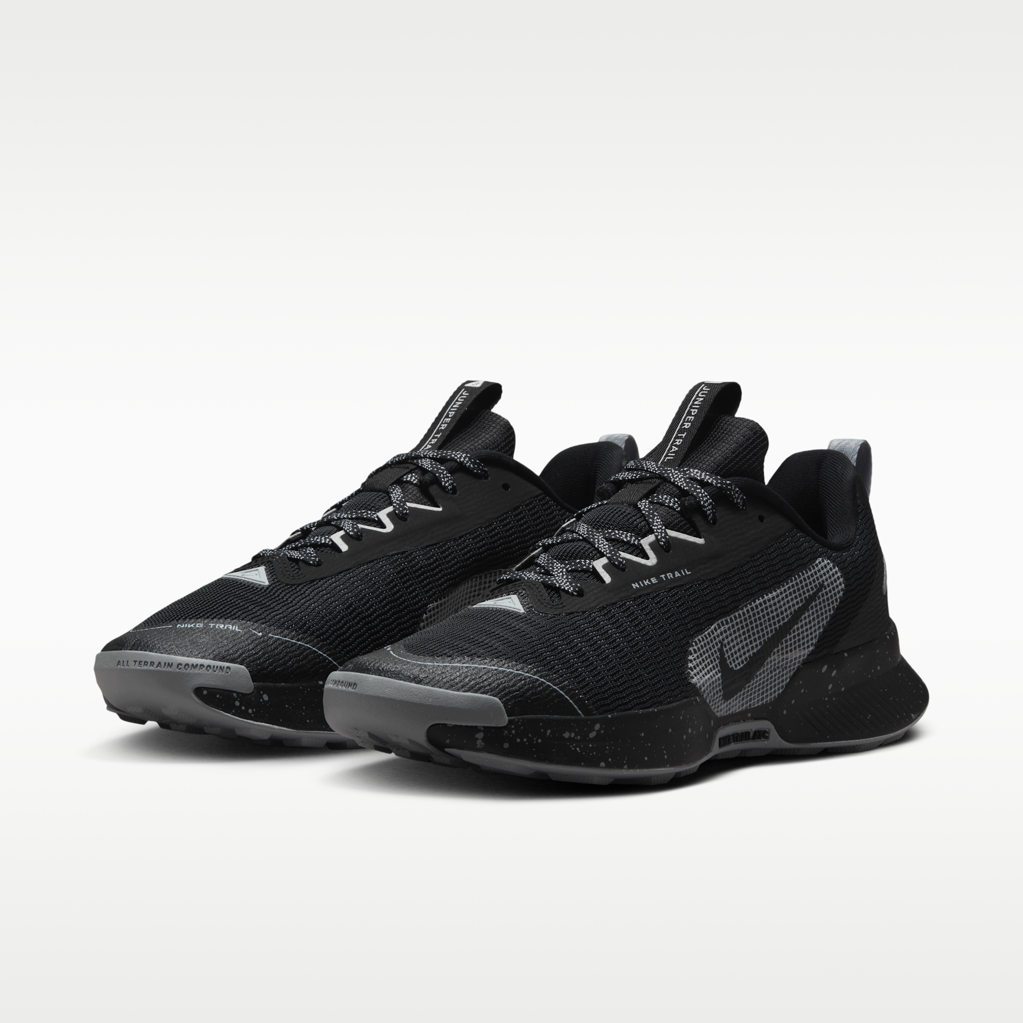 Nike Juniper Trail 3 - Μαύρο/Wolf Grey/Photon Dust/Μαύρο - 5