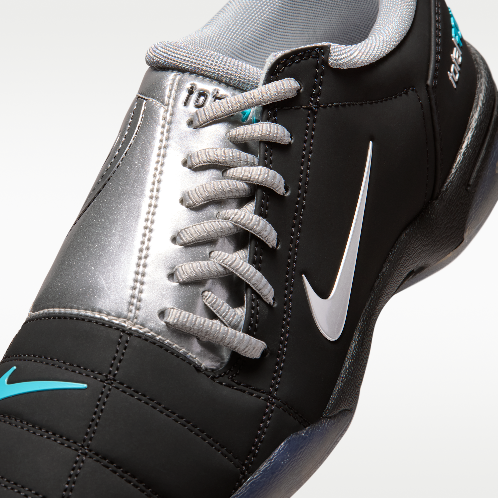 Nike Total 90 - Μαύρο/Gamma Blue/Metallic Silver - 7