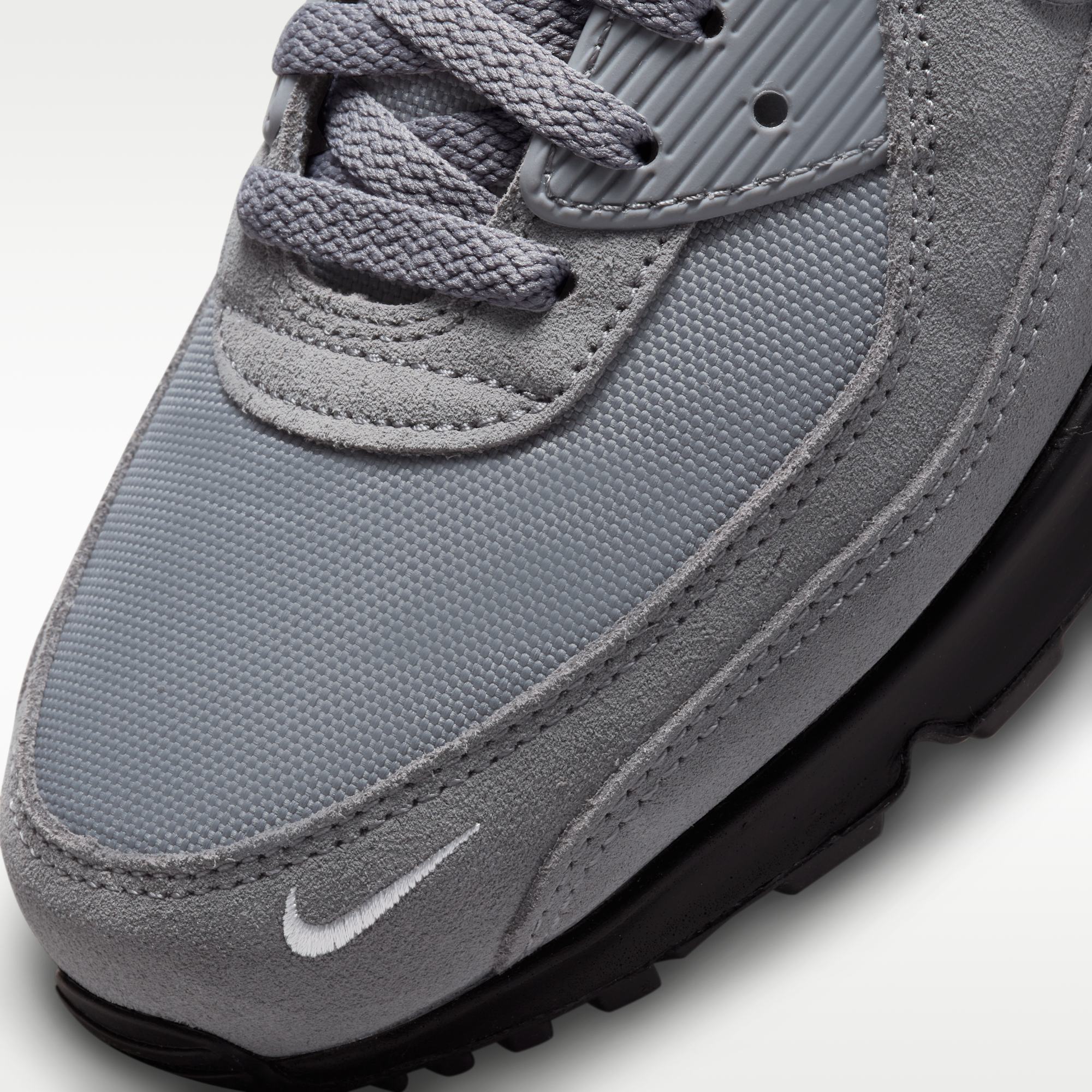 Nike Air Max 90 - Smoke Grey/Light Photo Blue/Metallic Silver/Μαύρο - 7