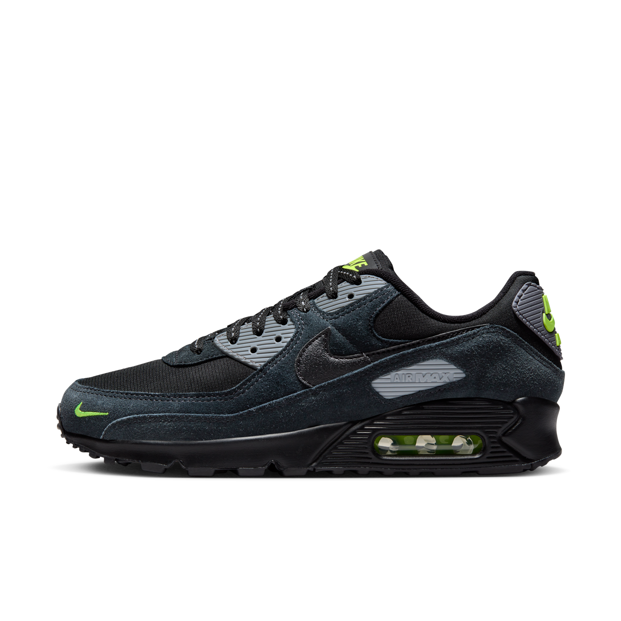 Nike Air Max 90 - Μαύρο/Volt/Cool Grey/Μαύρο - 1