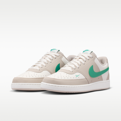 Nike Court Vision Low - Sail/Cream II/Emerald Green - 5