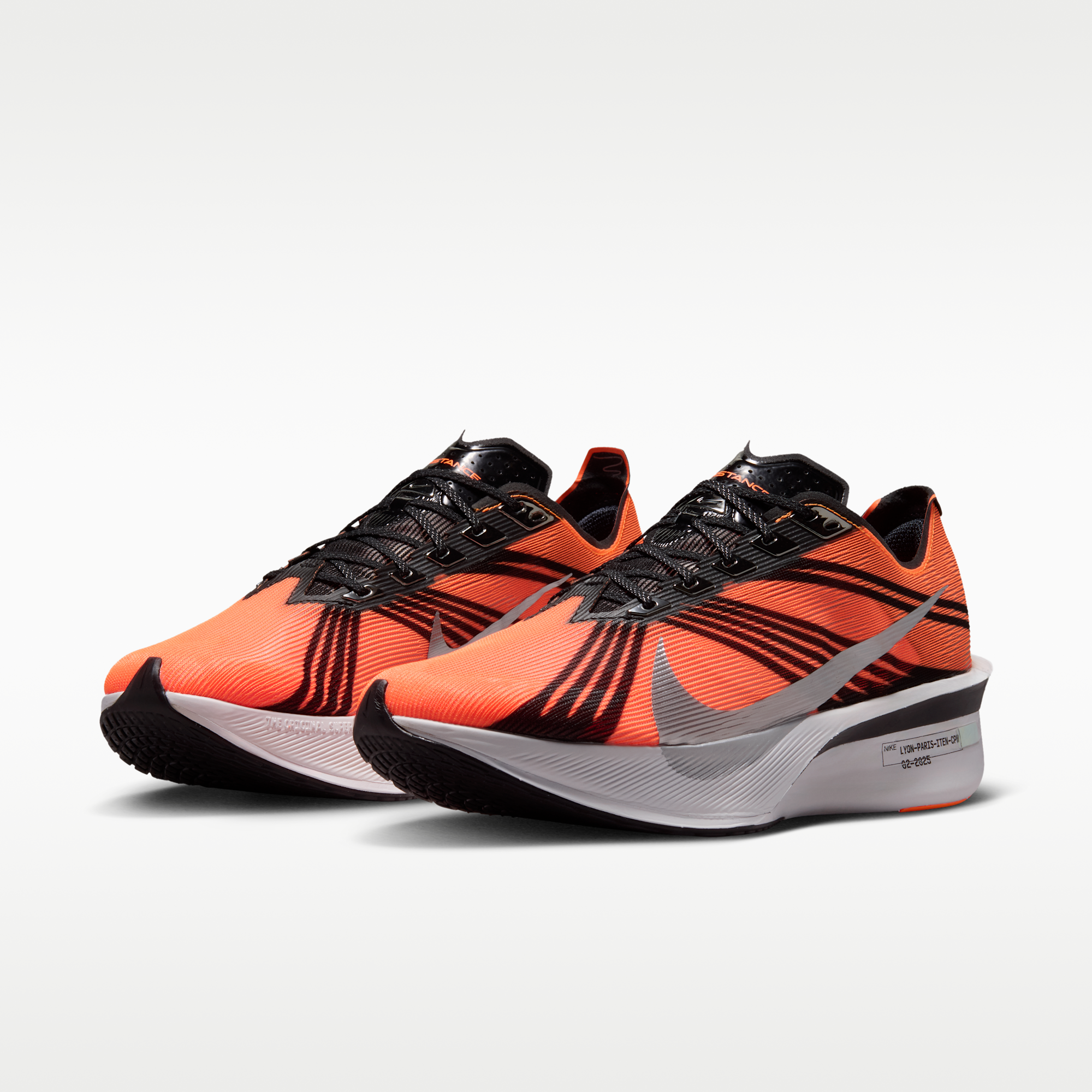 Vaporfly 4 x DISTANCE - Total Orange/Μαύρο/Λευκό/Metallic Silver - 5