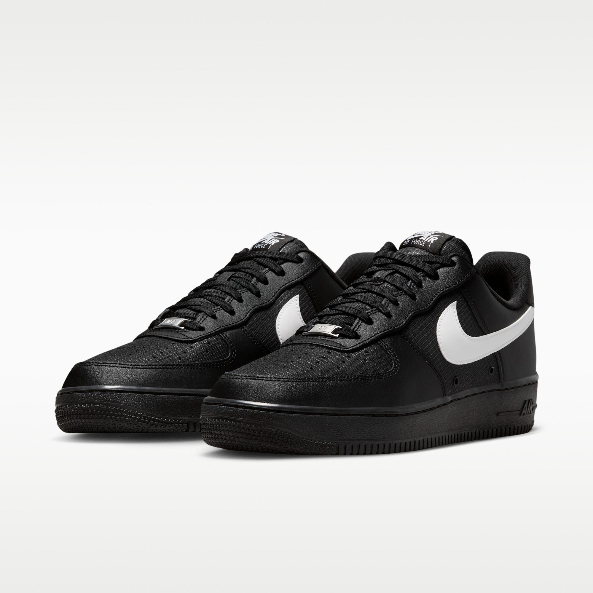 Nike Air Force 1 '07 LV8 - Μαύρο/Μαύρο/Λευκό - 5