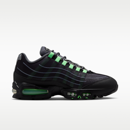 Nike Air Max 95 Big Bubble Tech - Iron Grey/Μαύρο/Metallic Silver/Illusion Green - 3