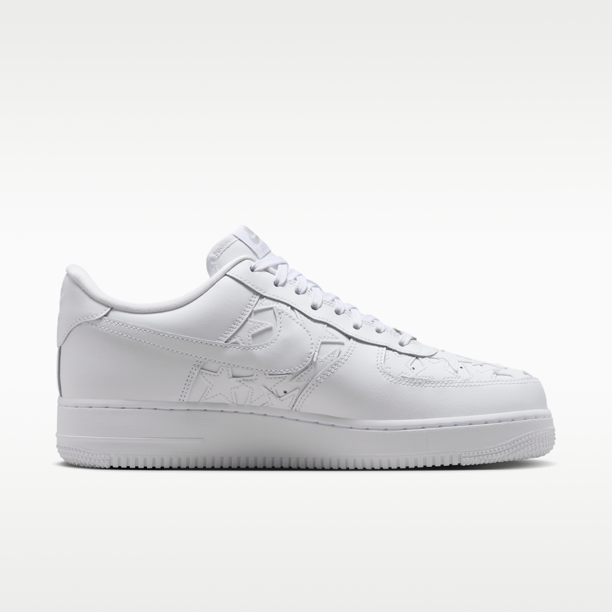 Nike Air Force 1 '07 Edge - Λευκό/Metallic Silver/Λευκό - 3