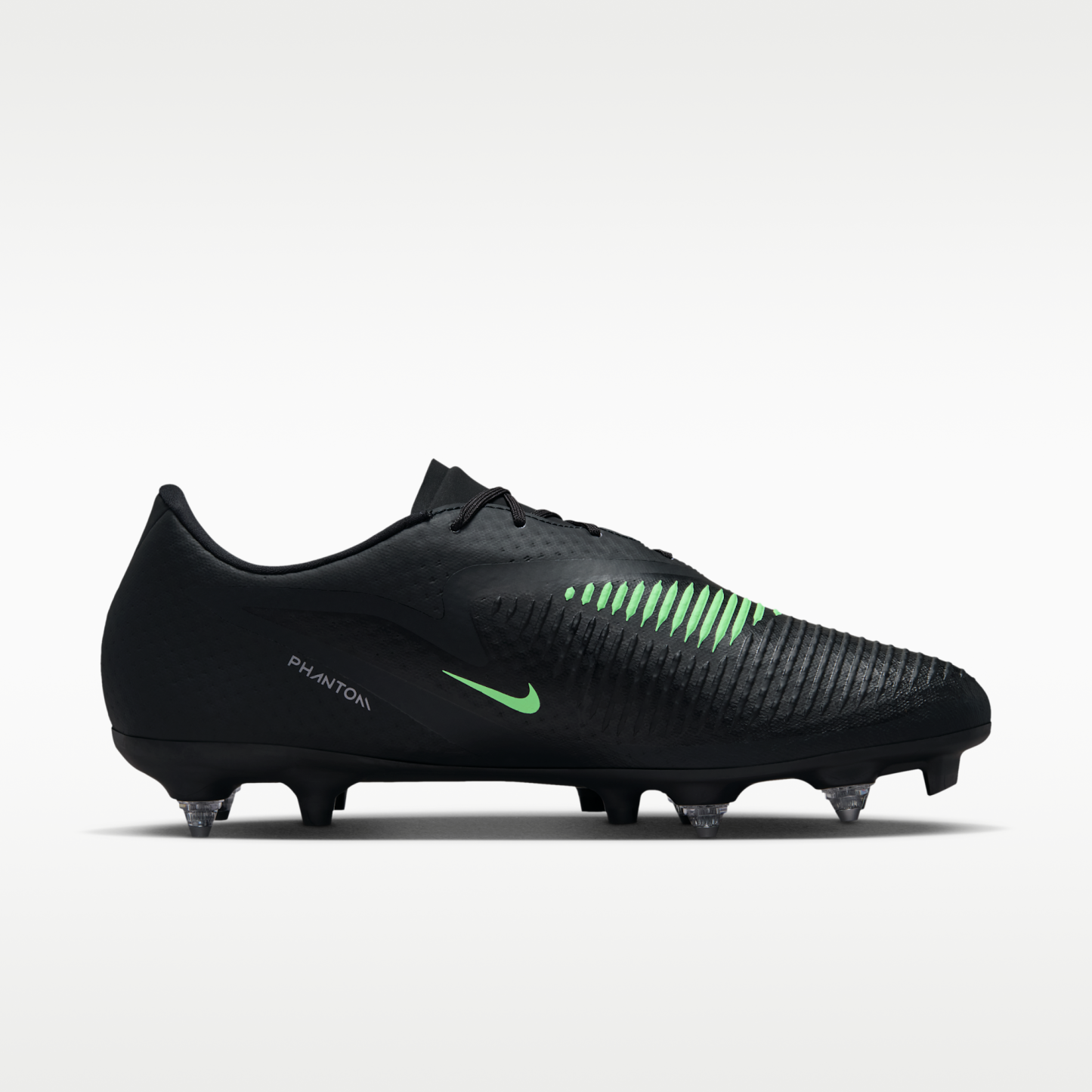 Nike Phantom 6 Low Academy - Μαύρο/Μαύρο/Illusion Green (HQ2315-001) - 3
