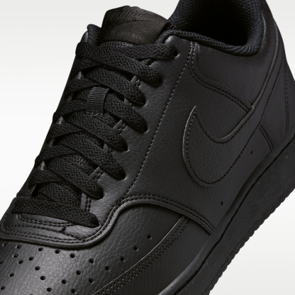 Nike Court Vision Low Next Nature - Μαύρο/Μαύρο/Μαύρο - 7