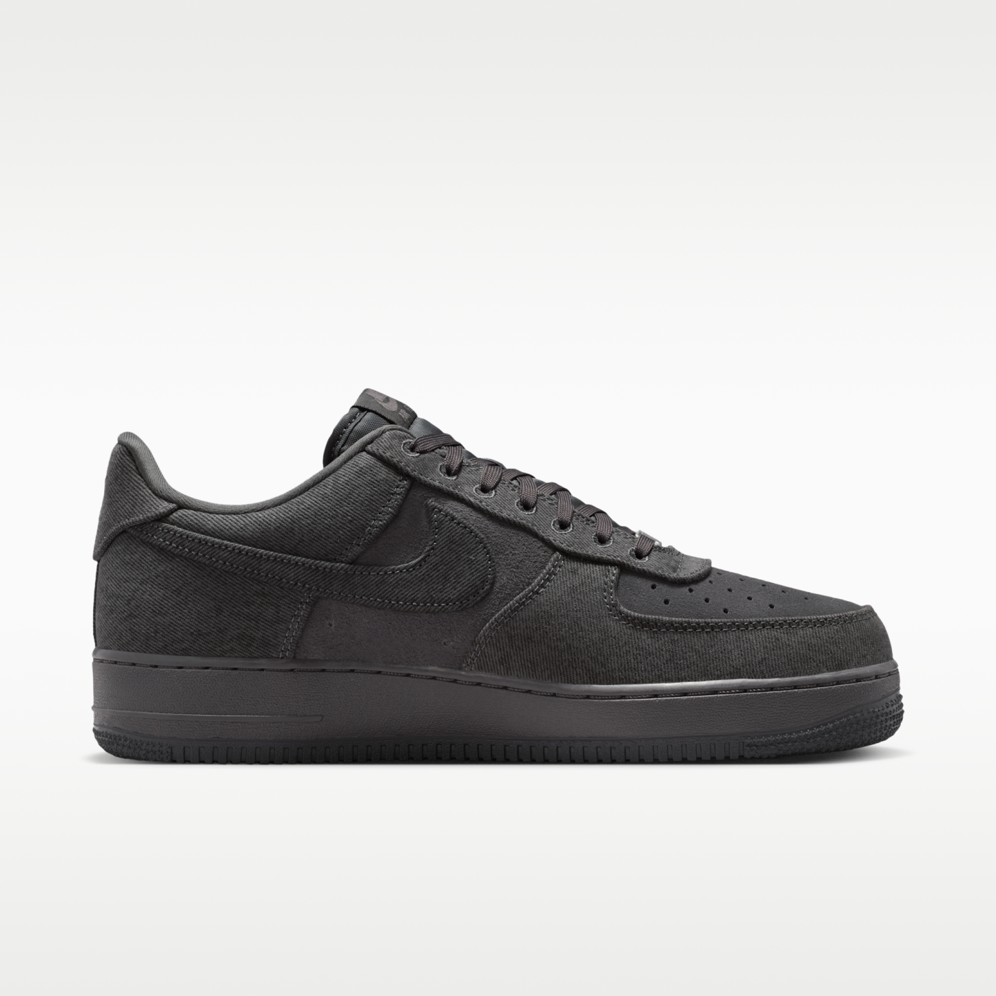 Air Force 1 '07 LV8 "Denim" - Anthracite/Medium Ash/Metallic Silver/Anthracite - 3
