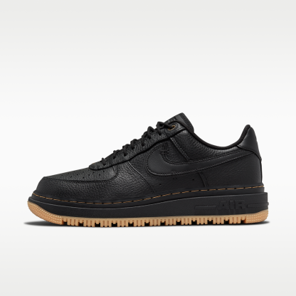 Nike Air Force 1 Luxe - Μαύρο/Bucktan/Gum Yellow/Μαύρο - 1