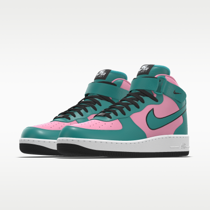 Nike Air Force 1 Mid By You - Πολύχρωμο/Πολύχρωμο/Πολύχρωμο (1685956779) - 2
