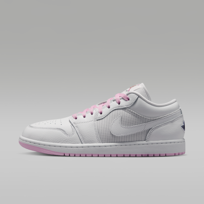 Air Jordan 1 Low SE - Summit White/Light Arctic Pink/Silver - 1