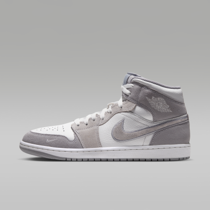 Air Jordan 1 Mid SE - Summit White/Wolf Grey/Pure Platinum - 1
